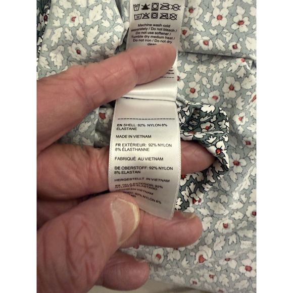 UNTUCKit Men's Palazette Green Floral Short Sleeve Performance Button Down XL - Picture 7 of 8